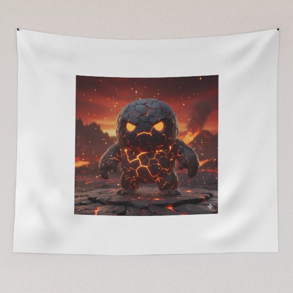 Item preview, Molten Stone Guardian of Fire designed and sold by digisetumedia.