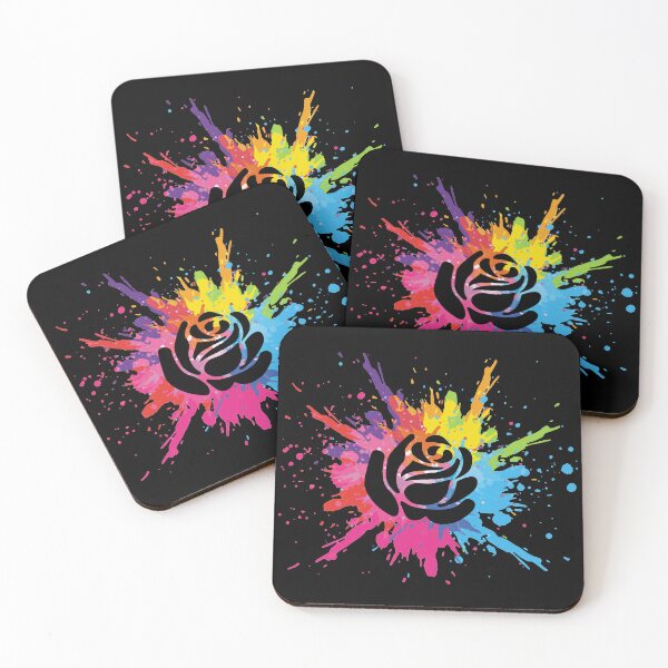 Item preview,  Floral explosion (black) designed and sold by Lagueny.