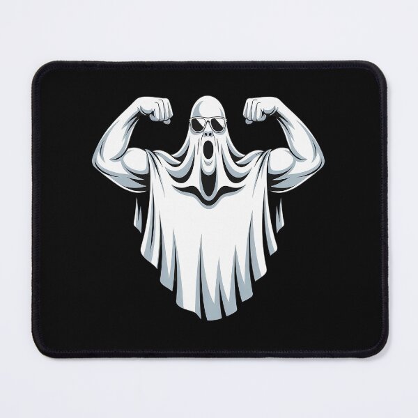 Item preview, HUSTLE FOR THAT MUSCLE Gym Bro Ghost Biceps Coach designed and sold by Lucaseinar.