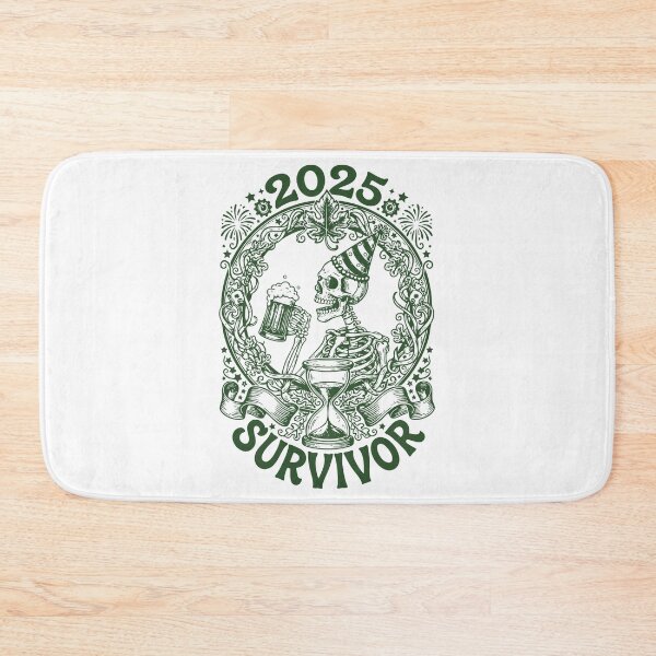 Item preview, 2025 Survivor Skeleton New year's Eve Fun designed and sold by LuminOrb.