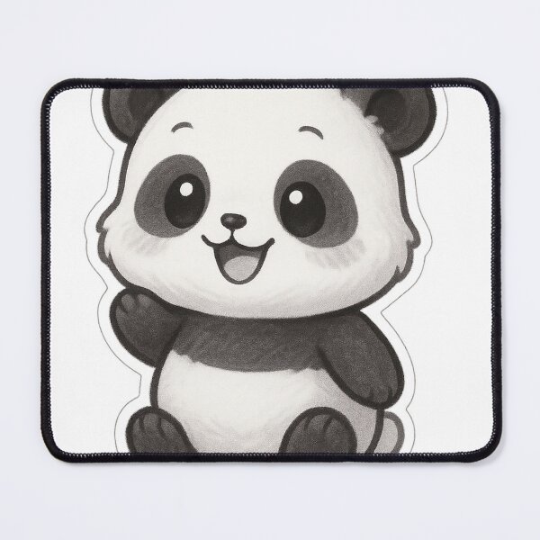 Item preview, Aesthetic Cheerful Panda Stickers designed and sold by StickMint.