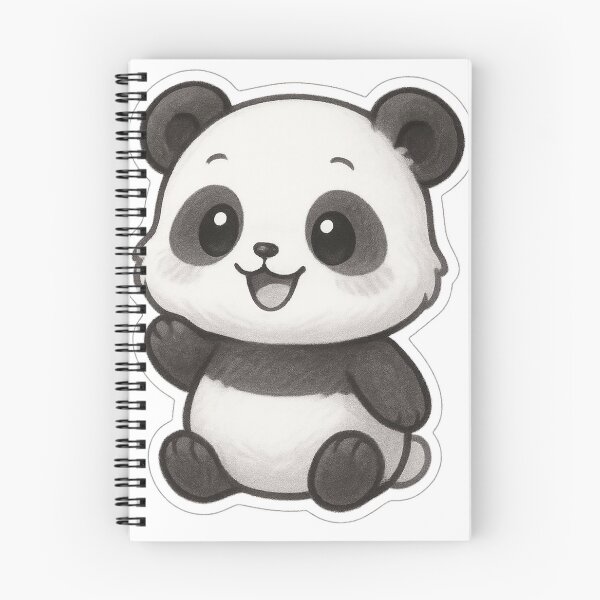 Item preview, Aesthetic Cheerful Panda Stickers designed and sold by StickMint.