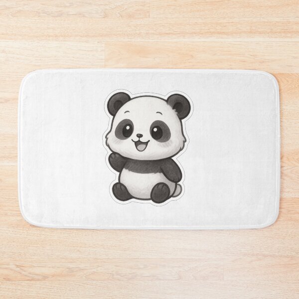 Item preview, Aesthetic Cheerful Panda Stickers designed and sold by StickMint.