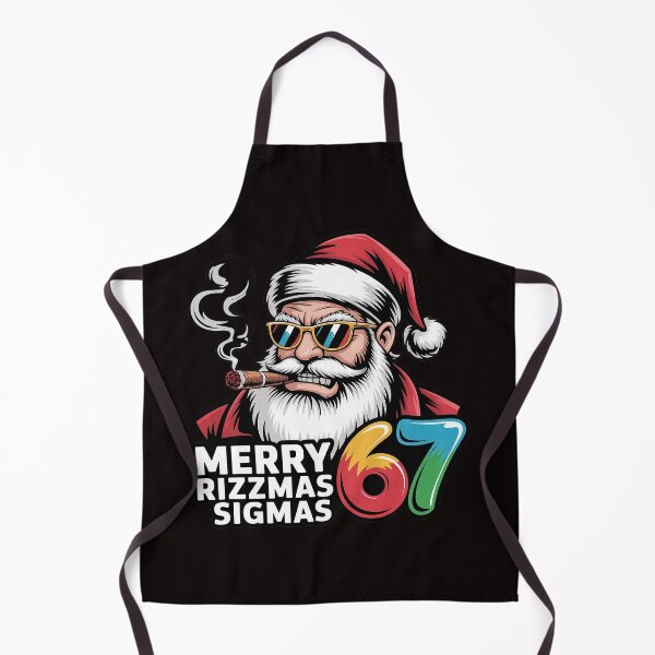 Item preview, Merry 67 Rizzmas Sigmas – Rebel Santa Streetwear Christmas Design designed and sold by Wicked.Teez.