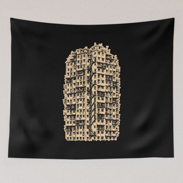 Item preview, Dystopian High Rise Kowloon Hong Kong designed and sold by Boogosh.