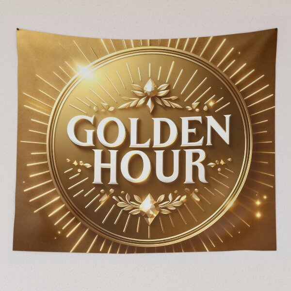 Item preview, Golden Hour – Luxury Gold Emblem designed and sold by AI-Only Creations.