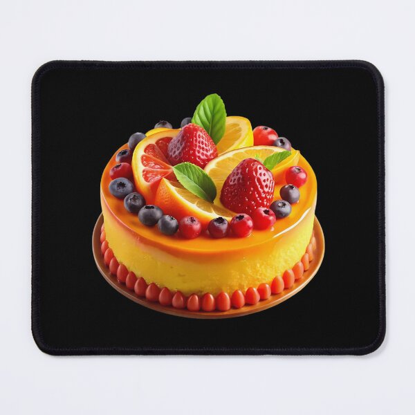 Item preview, Vibrant Citrus and Berry Layer Cake designed and sold by Jirada.