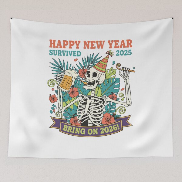 Item preview, Happy New Year Survived 2025 Bring On 2026 designed and sold by LuminOrb.