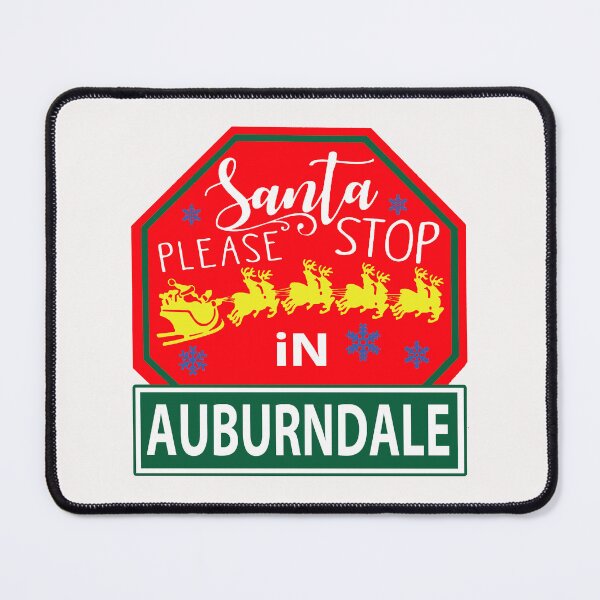 Item preview, Santa Please Stop In Auburndale; Florida; Christmas; designed and sold by StickerApe.