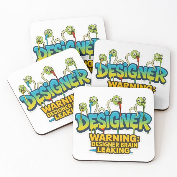 Item preview, Designer Brain Leaking Warning designed and sold by Mastermind-Art.
