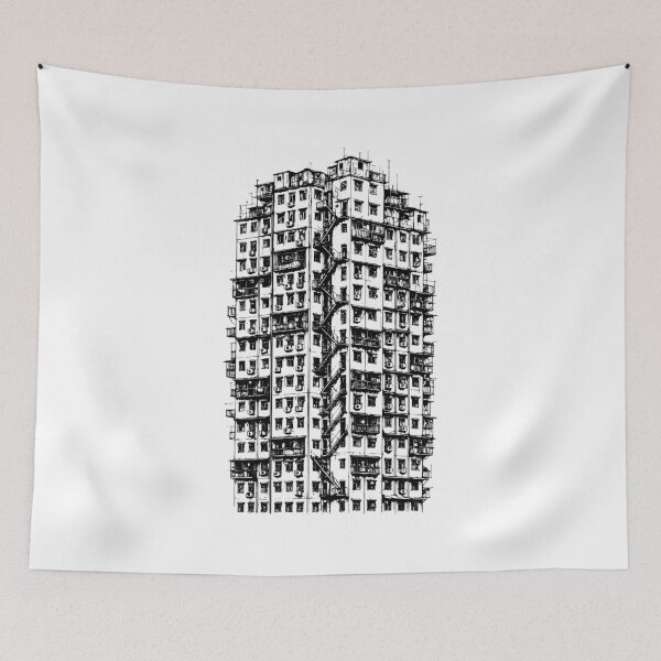 Item preview, Dystopian High Rise Hong Kong designed and sold by Boogosh.