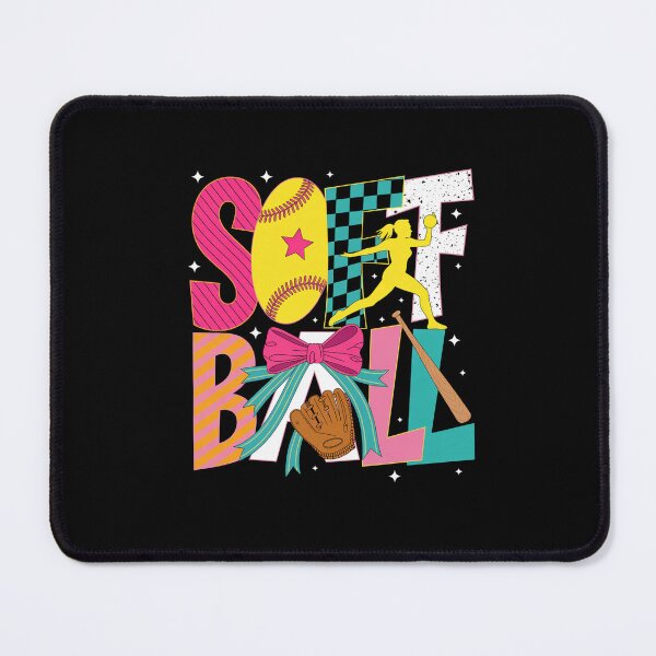 Item preview, Softball Coquette Bow Game Day designed and sold by StephenDDArt.