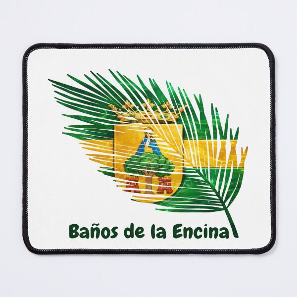 Item preview, Abstract Flag of Baños de la Encina – Feather Shape Design designed and sold by ArteJorge48.
