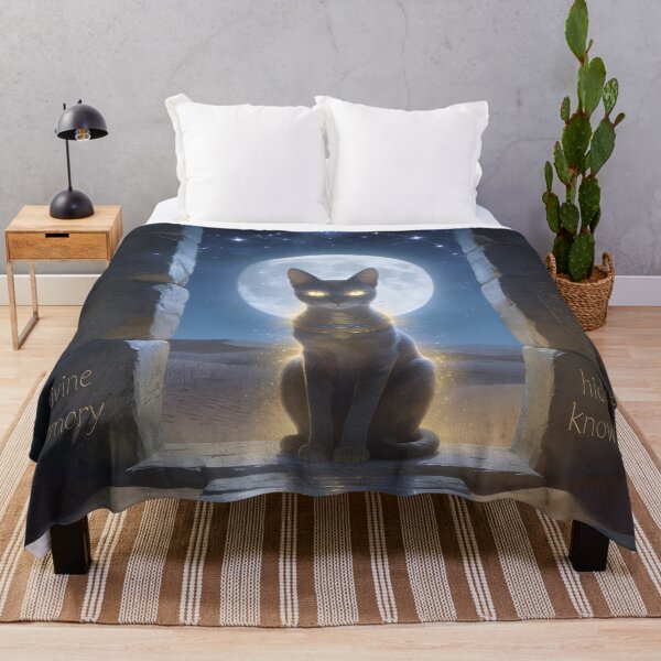 Item preview, Lunar Cat – Guardian of the Threshold designed and sold by SoniaSarkali.