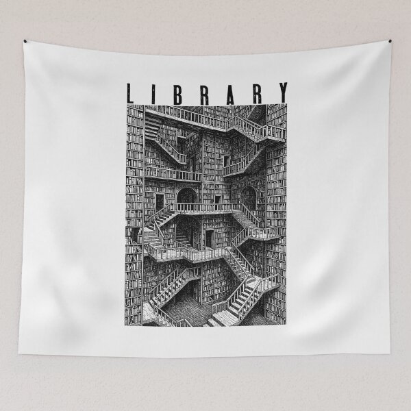 Item preview, Library Librarian Bookish Vintage Books Book Lover Graphic designed and sold by GrandeDuc.