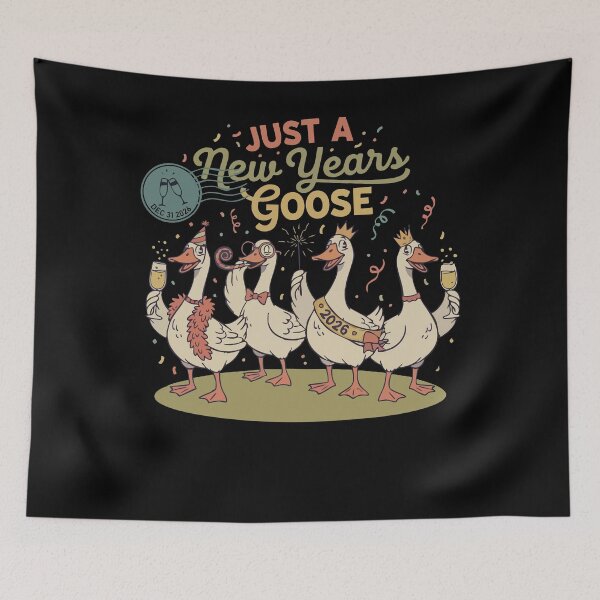 Item preview, Just A New Year's Goose 2026 Celebration Design designed and sold by LuminOrb.