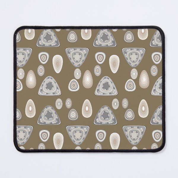 Item preview, Neutral Shapes on Burnt Sienna designed and sold by JaygiesDesign.