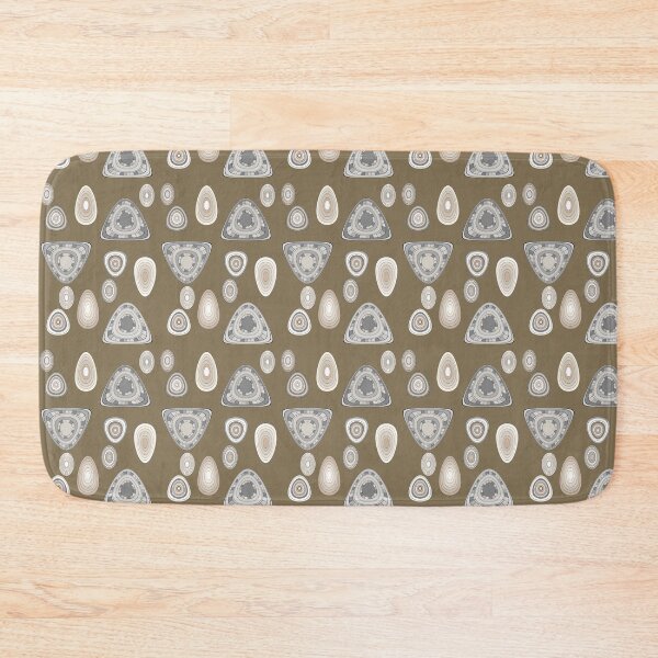 Item preview, Neutral Shapes on Burnt Sienna  designed and sold by JaygiesDesign.