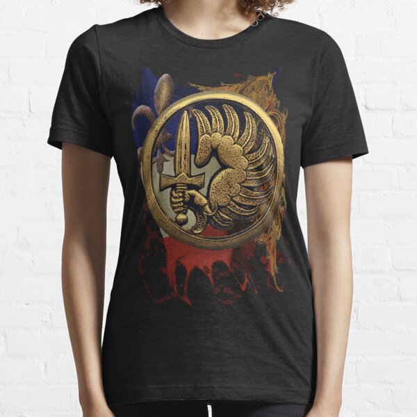 Französische Fremdenlegion. Hintergrund sind Lilie und französische Trikolore. Essential T-Shirt