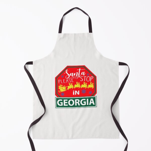 Item preview, Santa Please Stop In Georgia; USA; Christmas; designed and sold by StickerApe.