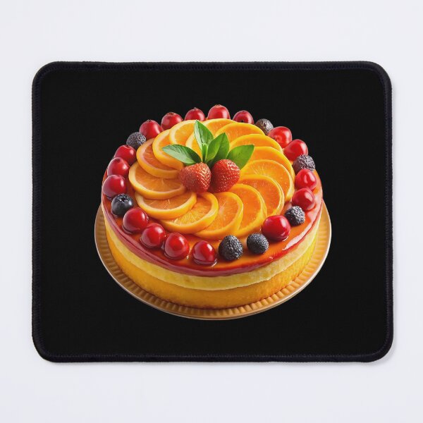 Item preview, Bright Citrus and Berry Layer Cake designed and sold by Jirada.