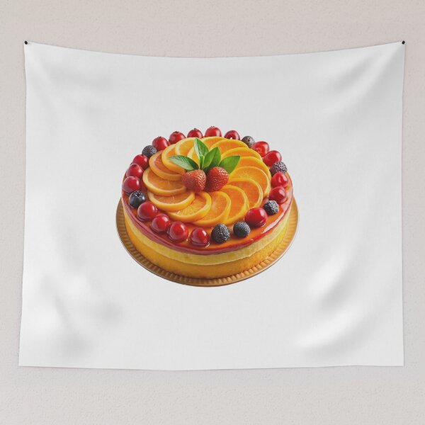 Item preview, Bright Citrus and Berry Layer Cake designed and sold by Jirada.