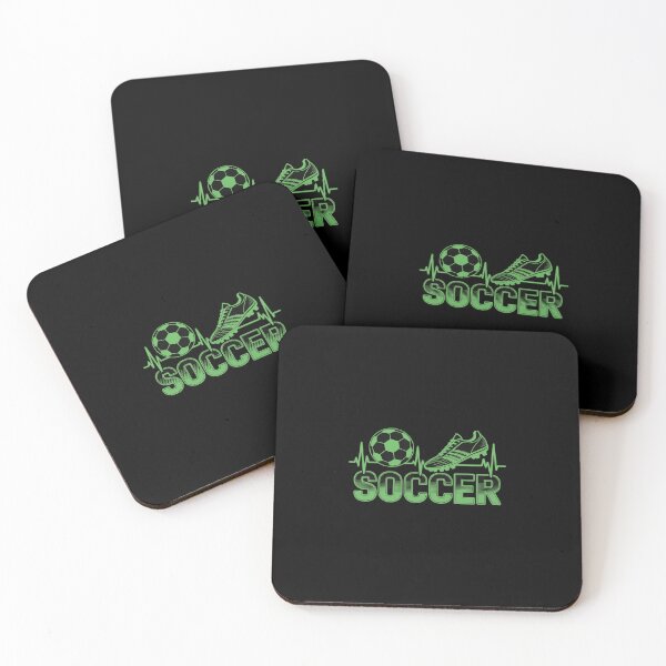Item preview, Soccer Heartbeat Pulse Ball & Cleat designed and sold by LittleDame.