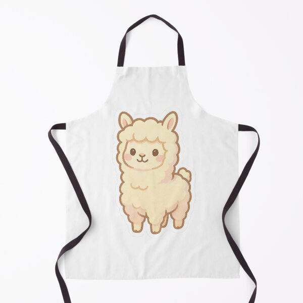 Artikelvorschau, Chibi Relaxed Alpaca Sticker entworfen und verkauft von StickMint.