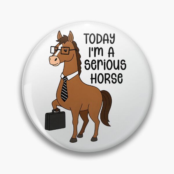 Item preview, Business Horse with Glasses – Funny Office Cartoon designed and sold by Senkov.