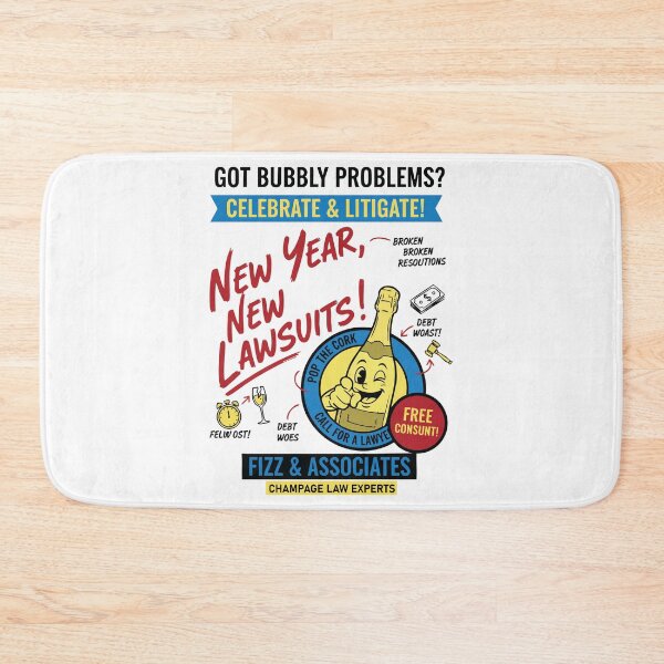 Item preview, New Year New Lawsuits Celebrate Litigate designed and sold by LuminOrb.