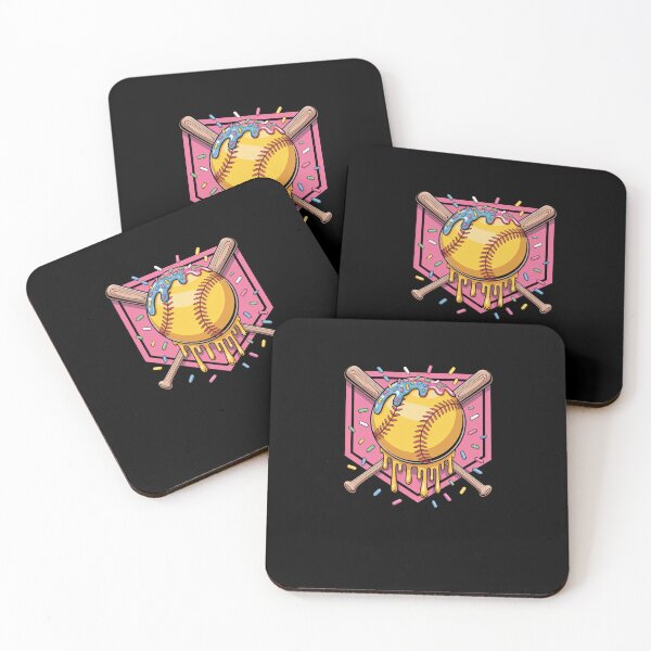 Item preview, Softball Drip Home Plate Ice Cream designed and sold by StephenDDArt.