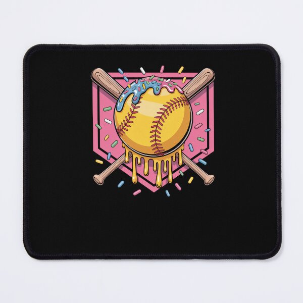 Item preview, Softball Drip Home Plate Ice Cream designed and sold by StephenDDArt.