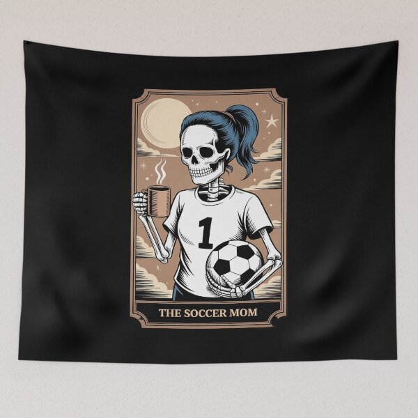 Item preview, Soccer Mom Tarot Card, Halloween Soccer Mama designed and sold by LittleDame.
