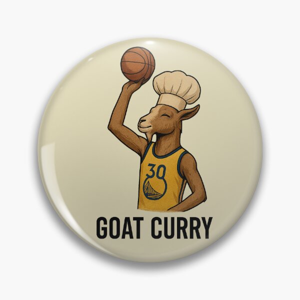 Item preview, GOAT Curry (away) - Steph 'Chef' Curry designed and sold by Animal Magnetism.