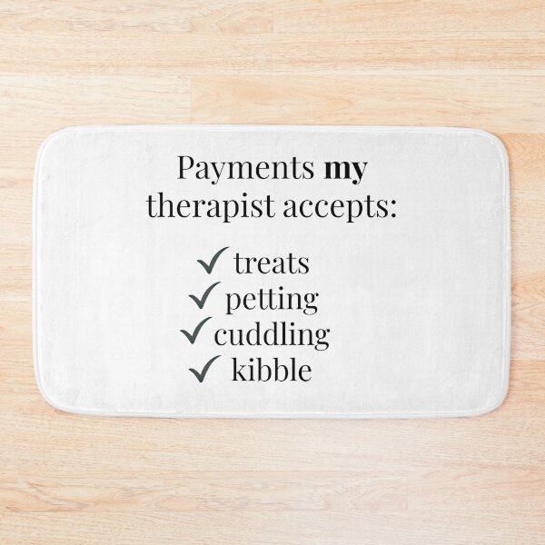 Item preview, Payments my therapist accepts designed and sold by Pixelandfont.