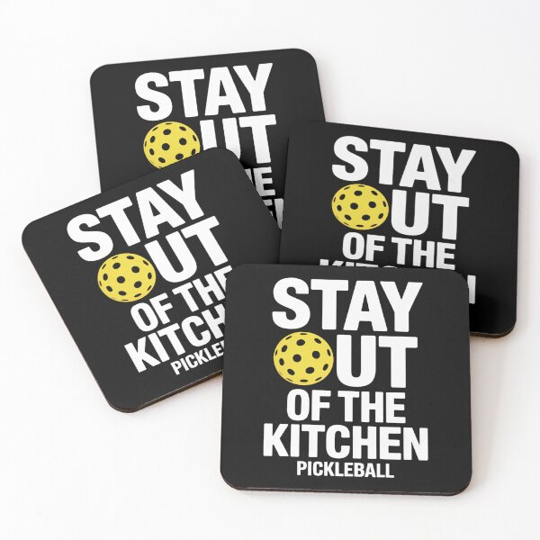 Item preview, Stay Out Of The Kitchen Pickleball  designed and sold by MeowtivationP.