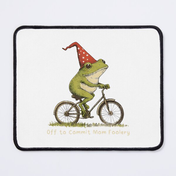 Item preview, Frog Bicycle Mom Foolery designed and sold by Han1986.