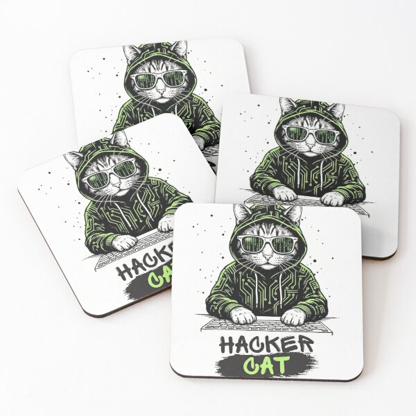 Item preview, Hacker Cat 2 designed and sold by Jetbrains.