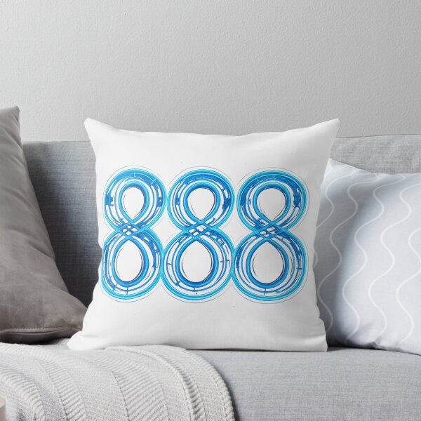 Item preview, Angel Number 888 Neon Energy Symbol designed and sold by HiteshArt111.