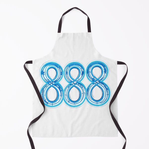 Item preview, Angel Number 888 Neon Energy Symbol designed and sold by HiteshArt111.