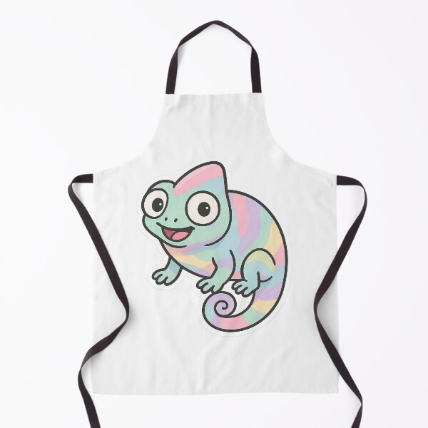 Item preview, Chibi Silly Chameleon Sticker designed and sold by StickMint.