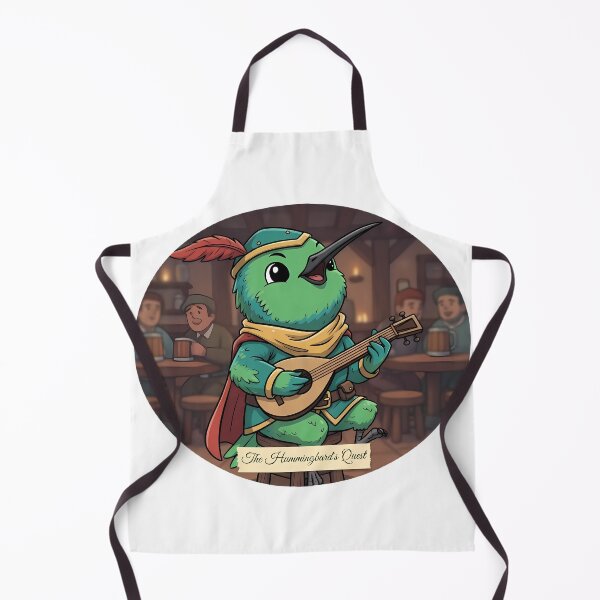 Item preview, The Hummingbard's Quest | Musical Adventure Illustration designed and sold by Pets & Memes & Stuff.