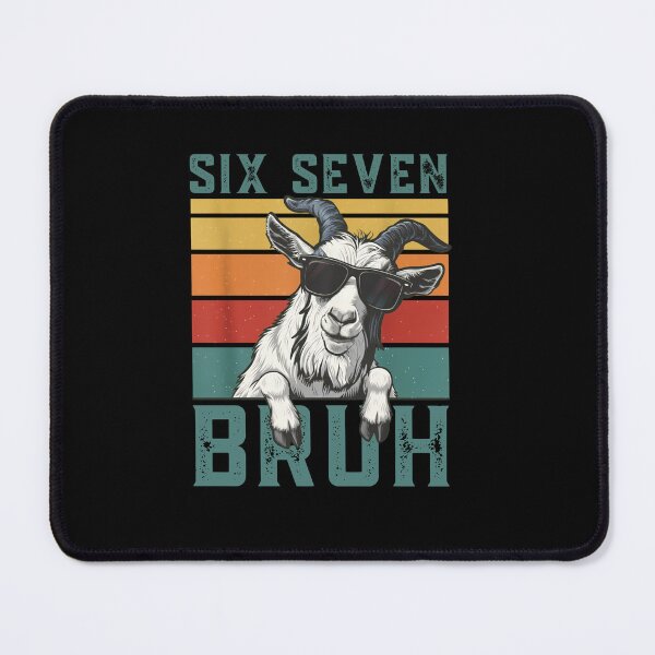 Item preview, Six Seven Bruh 67 Meme Funny Cool Goat Sunglasses designed and sold by LashondaGreen89.