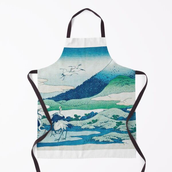Item preview, Hokusai Cranes and Mt Fuji - Vintage Japanese Ukiyo-e Art designed and sold by Open Canvas.