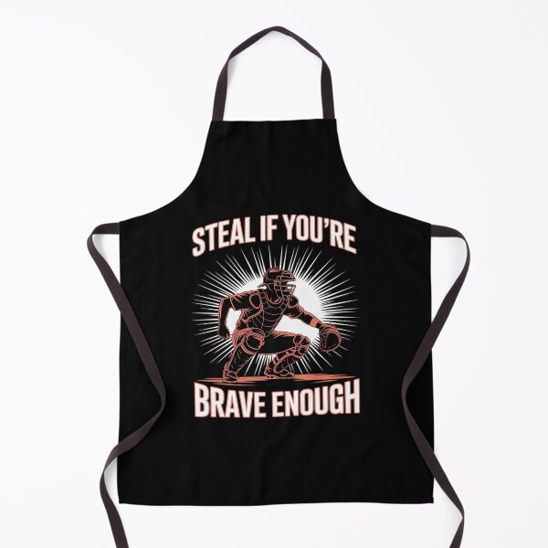 Item preview, Softball Catcher Steal If You´re Brave Enough Softball Mom designed and sold by LittleDame.