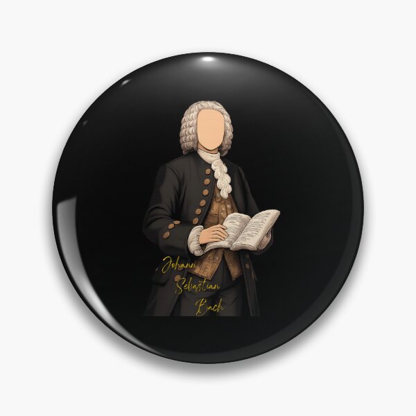 Item preview, Johann Sebastian Bach  Vector designed and sold by halibutgoatramb.
