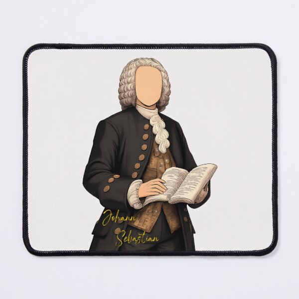 Item preview, Johann Sebastian Bach Vector designed and sold by halibutgoatramb.