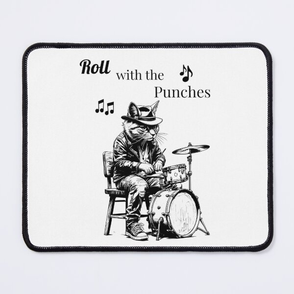 Item preview, Furry Philharmonic - Cat and Drums designed and sold by Petalandfur.
