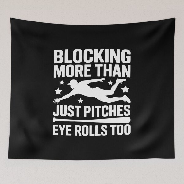 Item preview, Softball Player Blocking More Than Just Pitches Softball designed and sold by LittleDame.