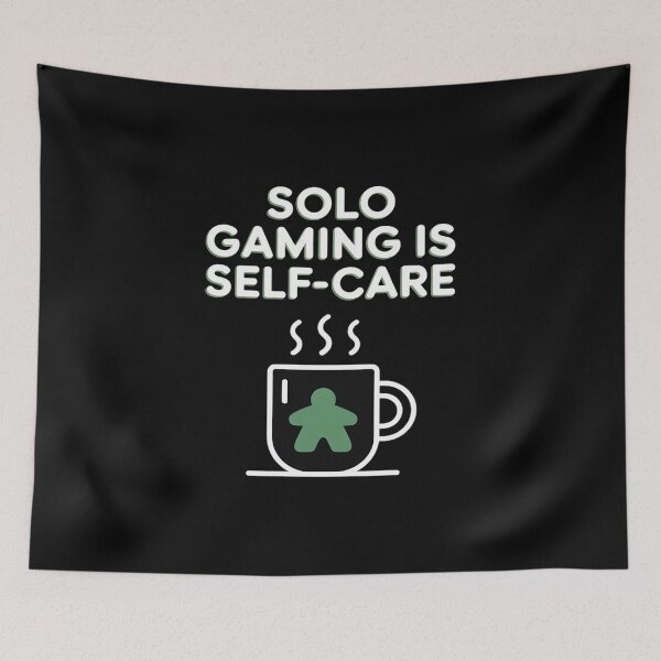 Item preview, Solo Gaming is Self Care Coffee Mug Board Game designed and sold by LittleDame.